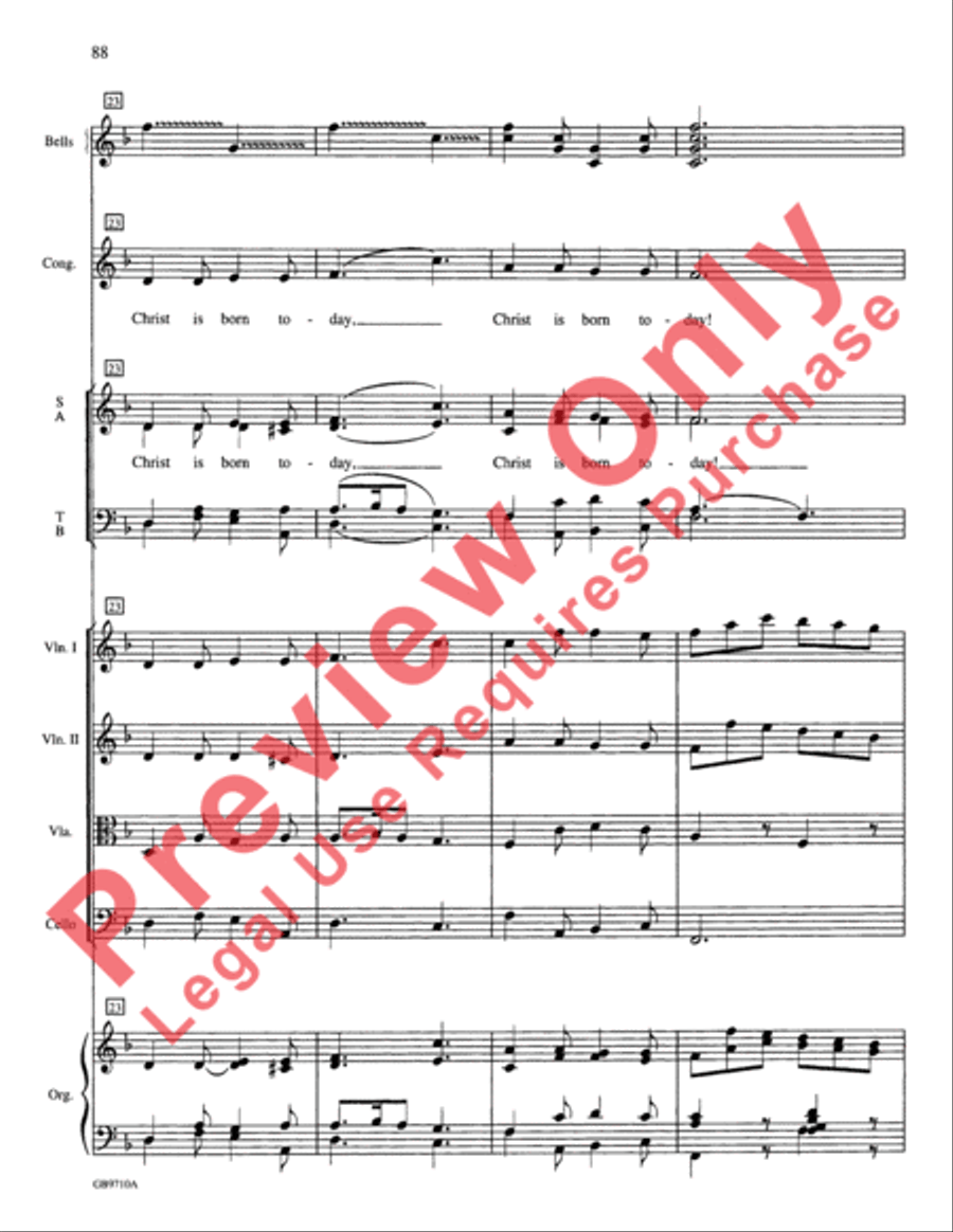 A Festival of Lessons and Carols Choir scores gallery preview page 89