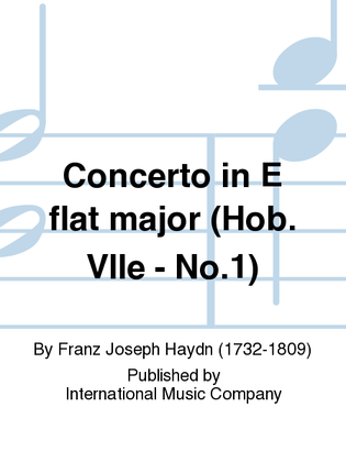 Book cover for Concerto In E Flat Major (Hob. Viie: No.1)
