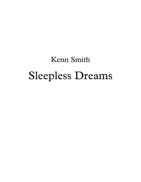 Sleepless Dreams image number null
