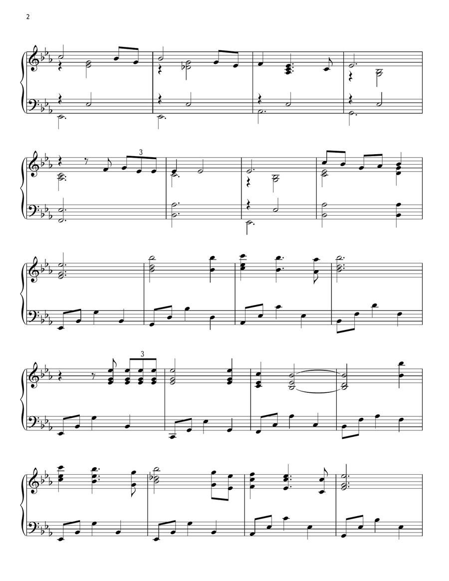 Jean Jean Piano Solo scores gallery preview page 2