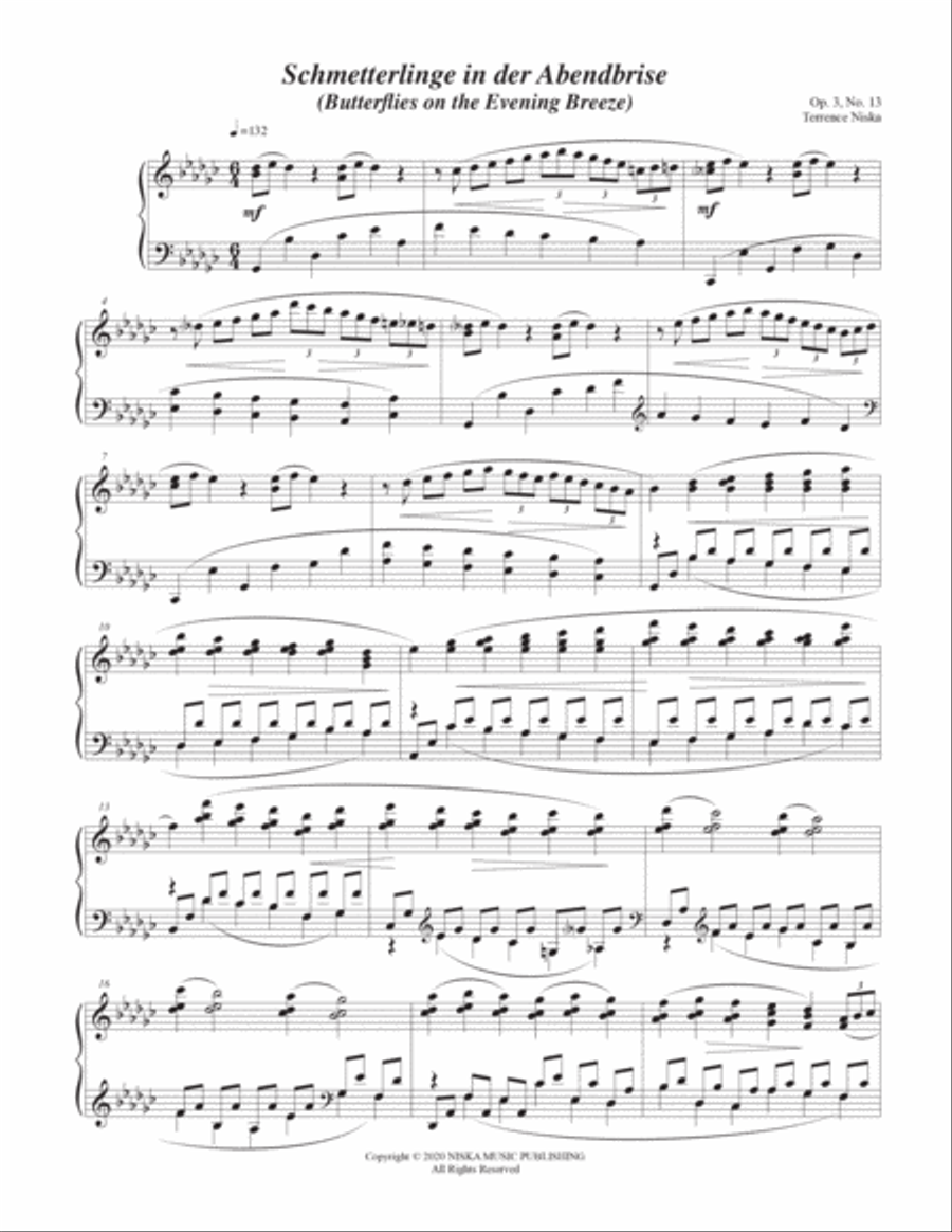 Naturszenen Op. 3, No. 13 