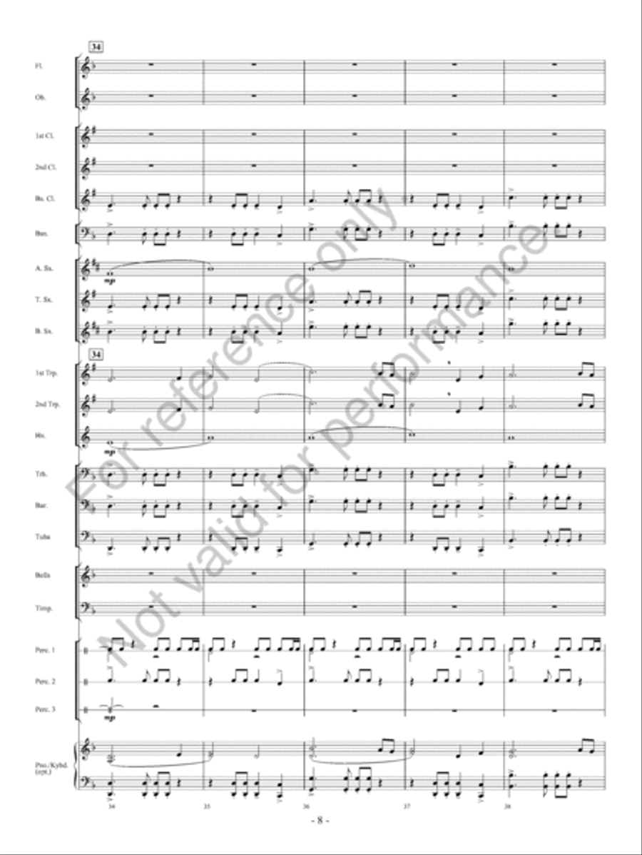 Apophis Apophis Concert Band scores gallery preview page 9