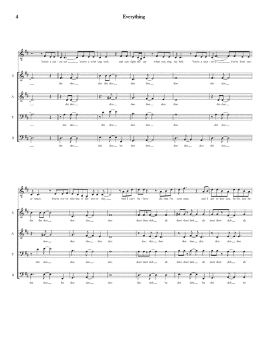 Everything 4-Part scores gallery preview page 4
