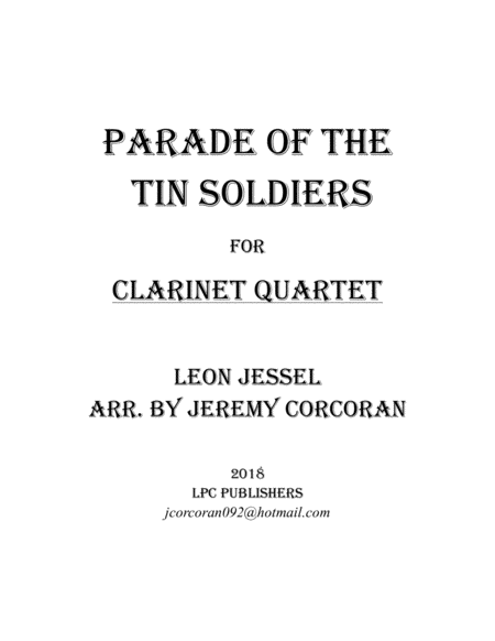 Parade of the Tin Soldiers for Clarinet Quartet image number null