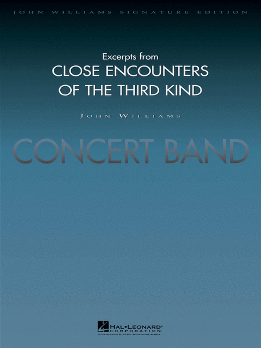 Excerpts from Close Encounters of the Third Kind Concert Band scores gallery preview page 1