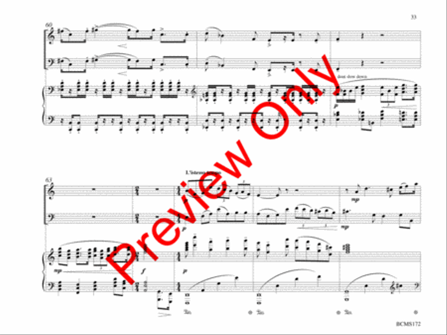 Journey Toward the Eternal Flame Bassoon scores gallery preview page 34