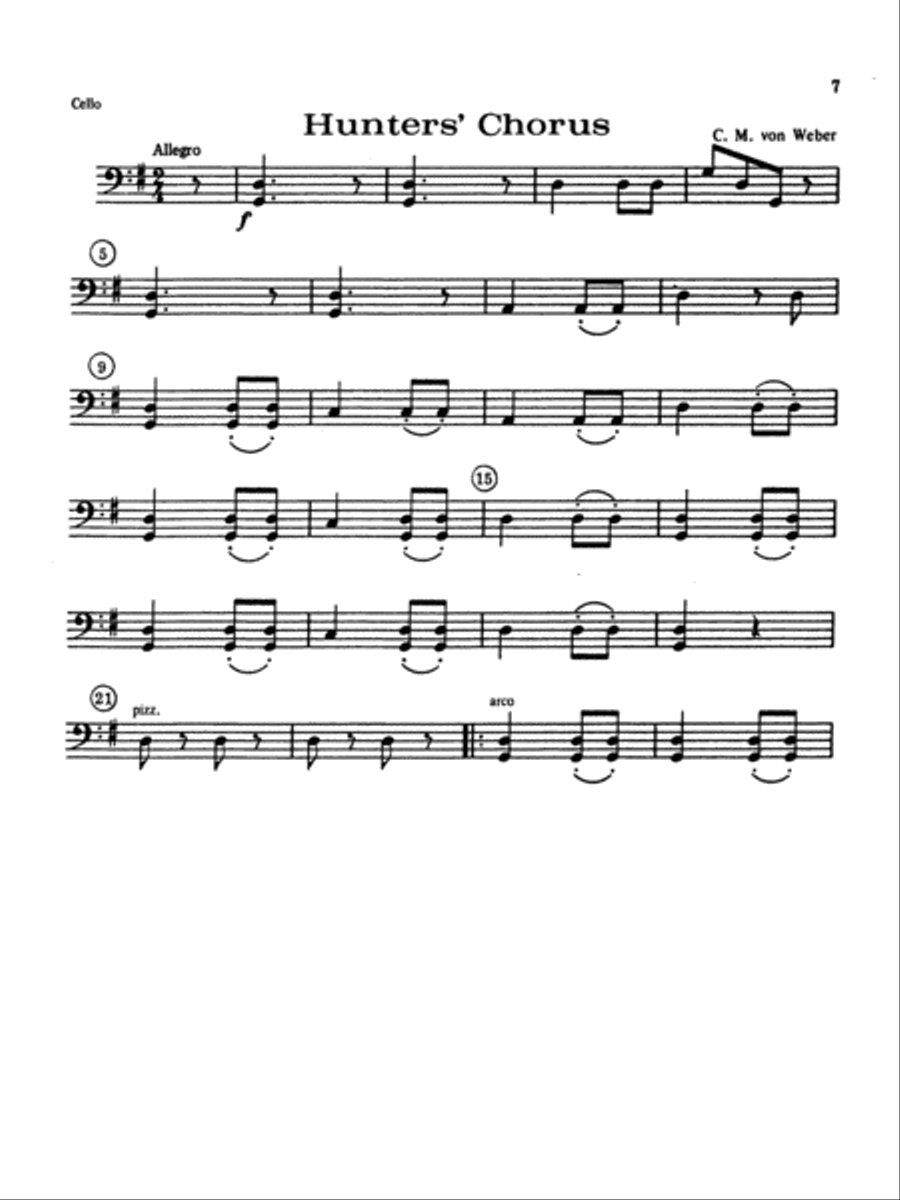 String Orchestra Accompaniments to Solos from Volumes 1 & 2 String Orchestra scores gallery preview page 3