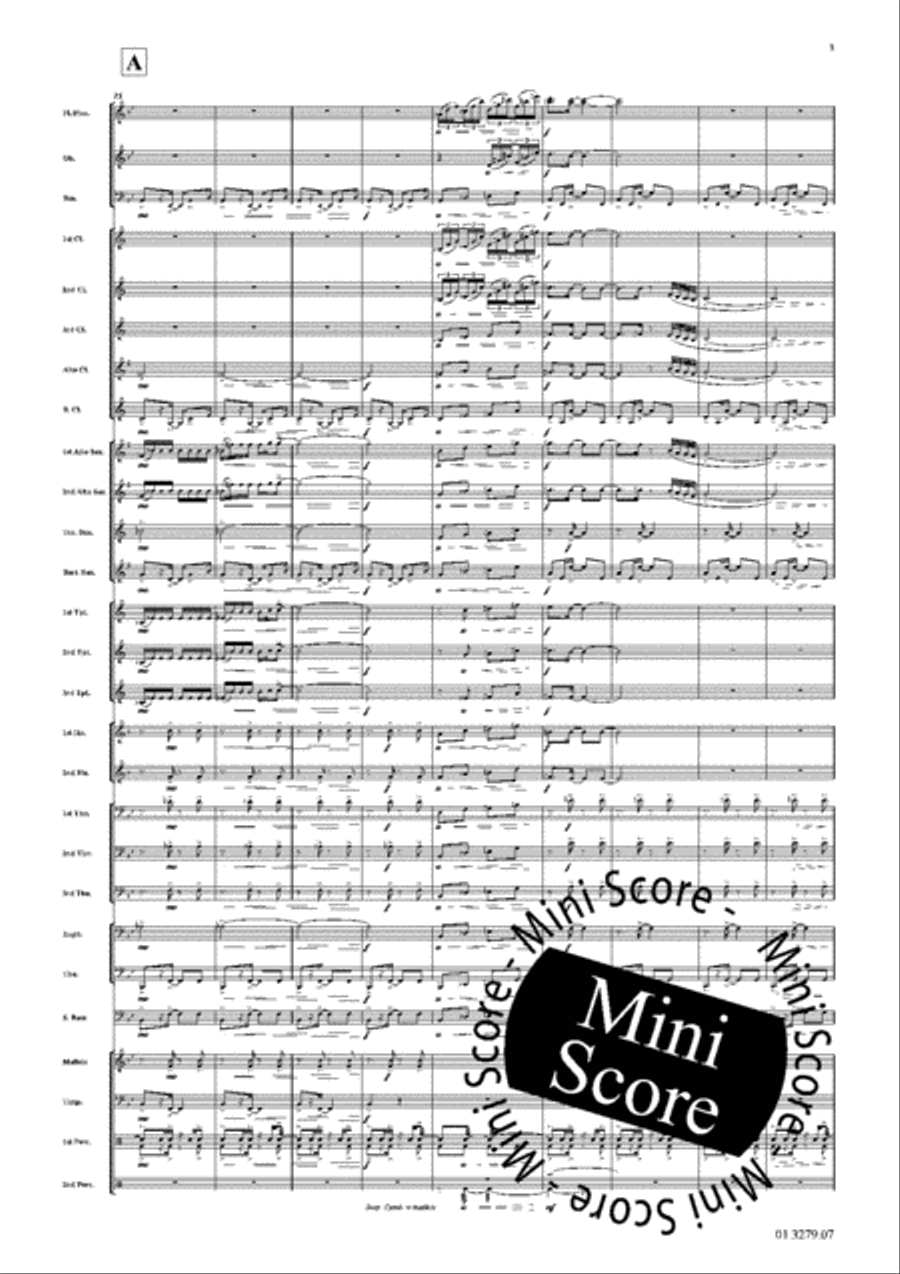 Three Preludes Three Preludes Concert Band scores gallery preview page 9