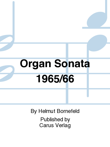 Organ Sonata 1965/66