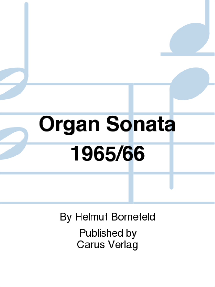 Organ Sonata 1965/66