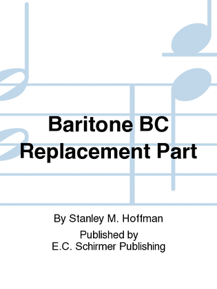 Selections from The Song of Songs (Baritone BC Replacement Part)