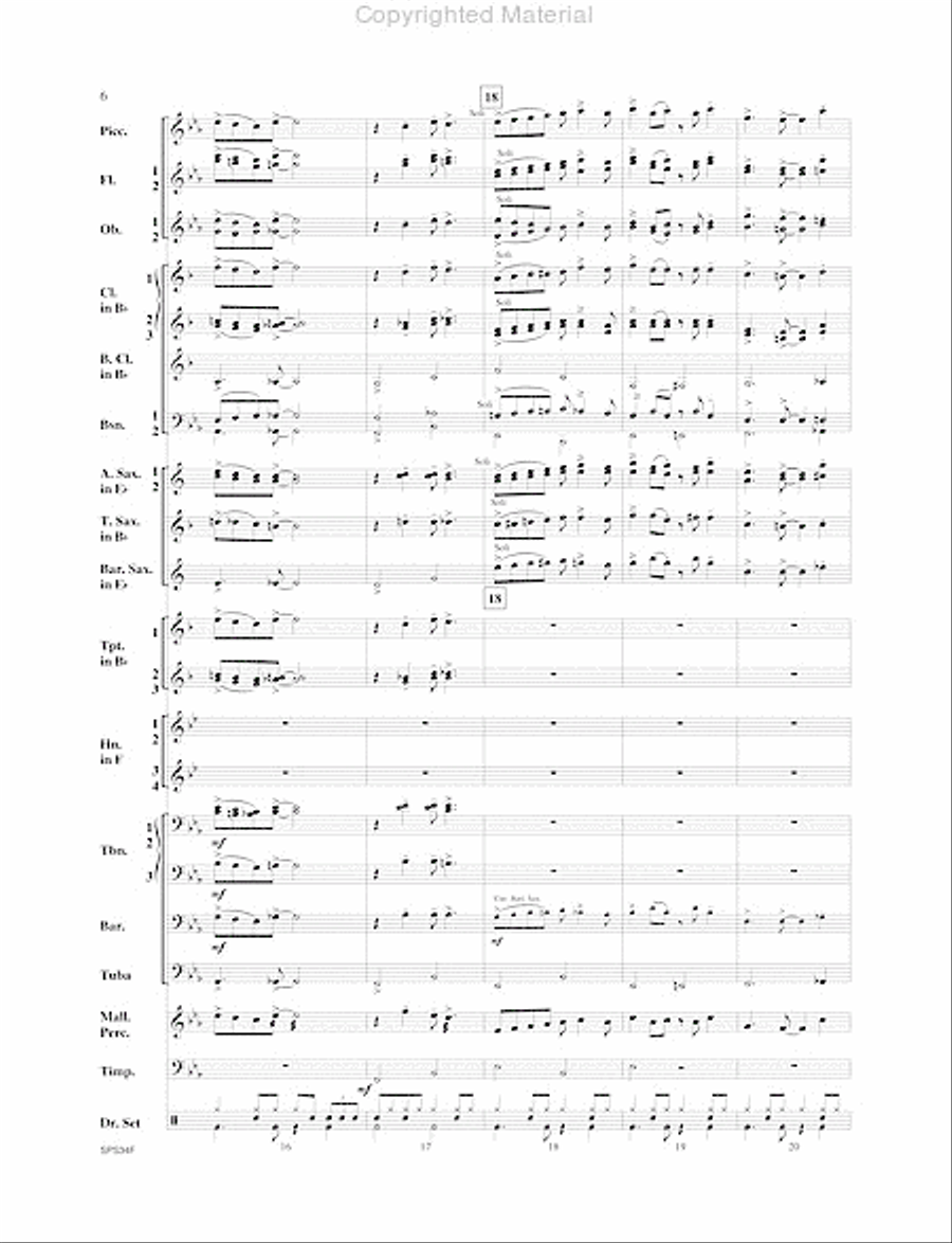 Chicago (That Toddlin' Town) Concert Band scores gallery preview page 7