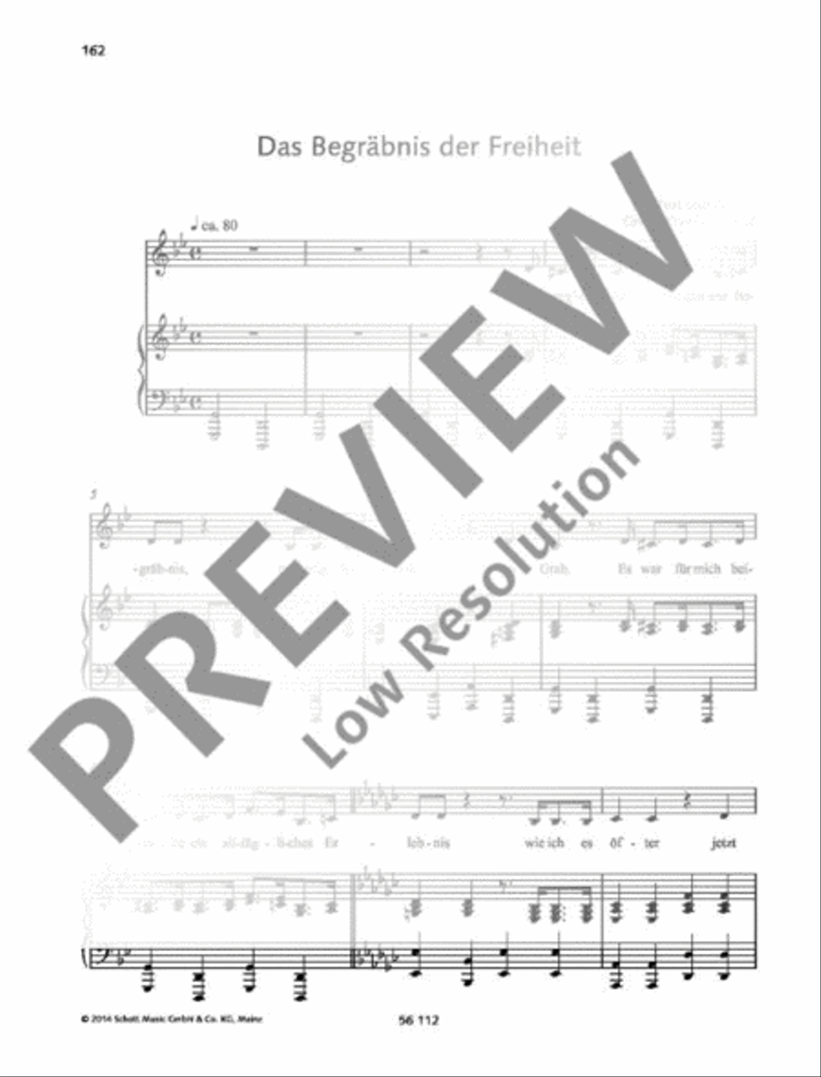 Das Begräbnis der Freiheit Voice Solo scores gallery preview page 2