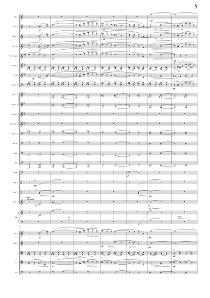 Les murmures du vent (Whispering Wind), transcription for symphonic orchestra - score image number null