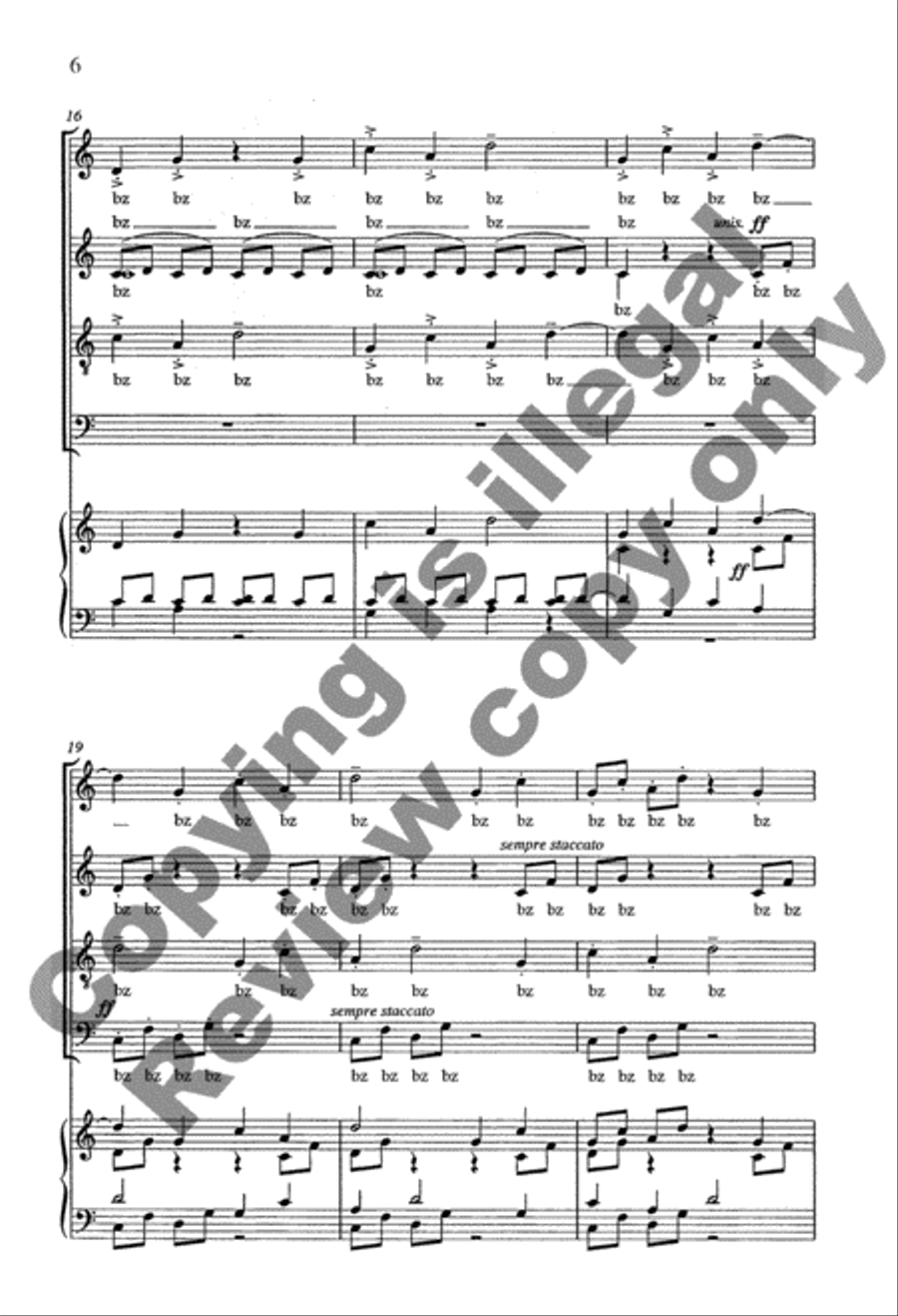 Due North: 5. Mosquitoes 4-Part scores gallery preview page 13