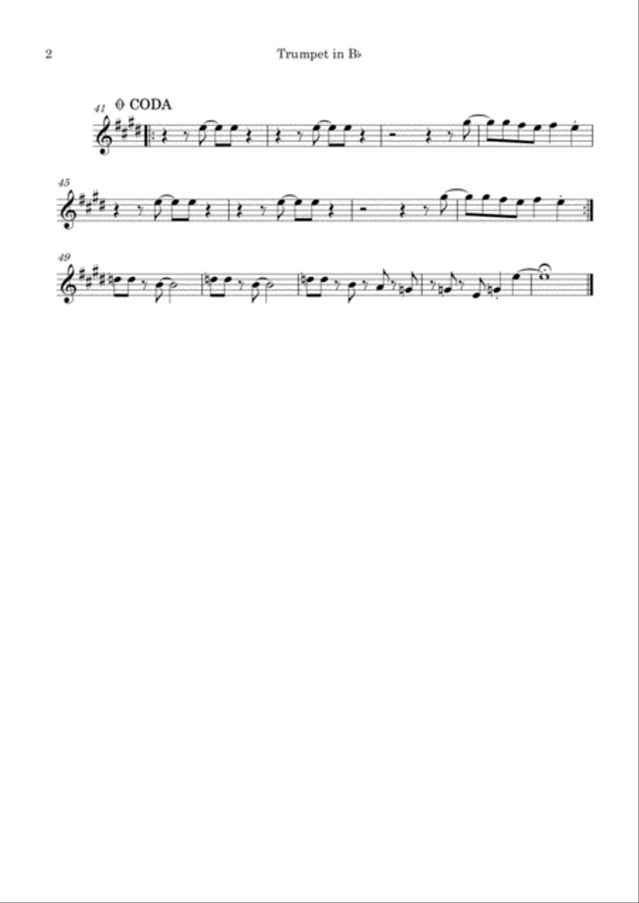 Proud Mary Proud Mary Tenor Saxophone scores gallery preview page 4