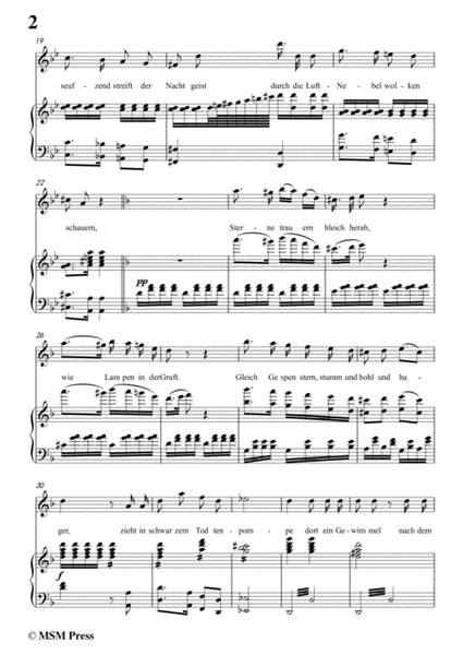 Schubert-Eine Leichenphantasie,D.7,in g minor,for Voice&Piano image number null