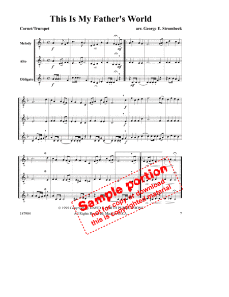 Hymns For Multiple Instruments- Vol. I, Bk7- Cornets