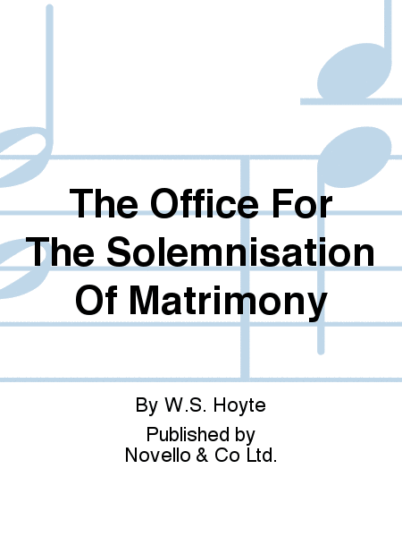 The Office For The Solemnisation Of Matrimony