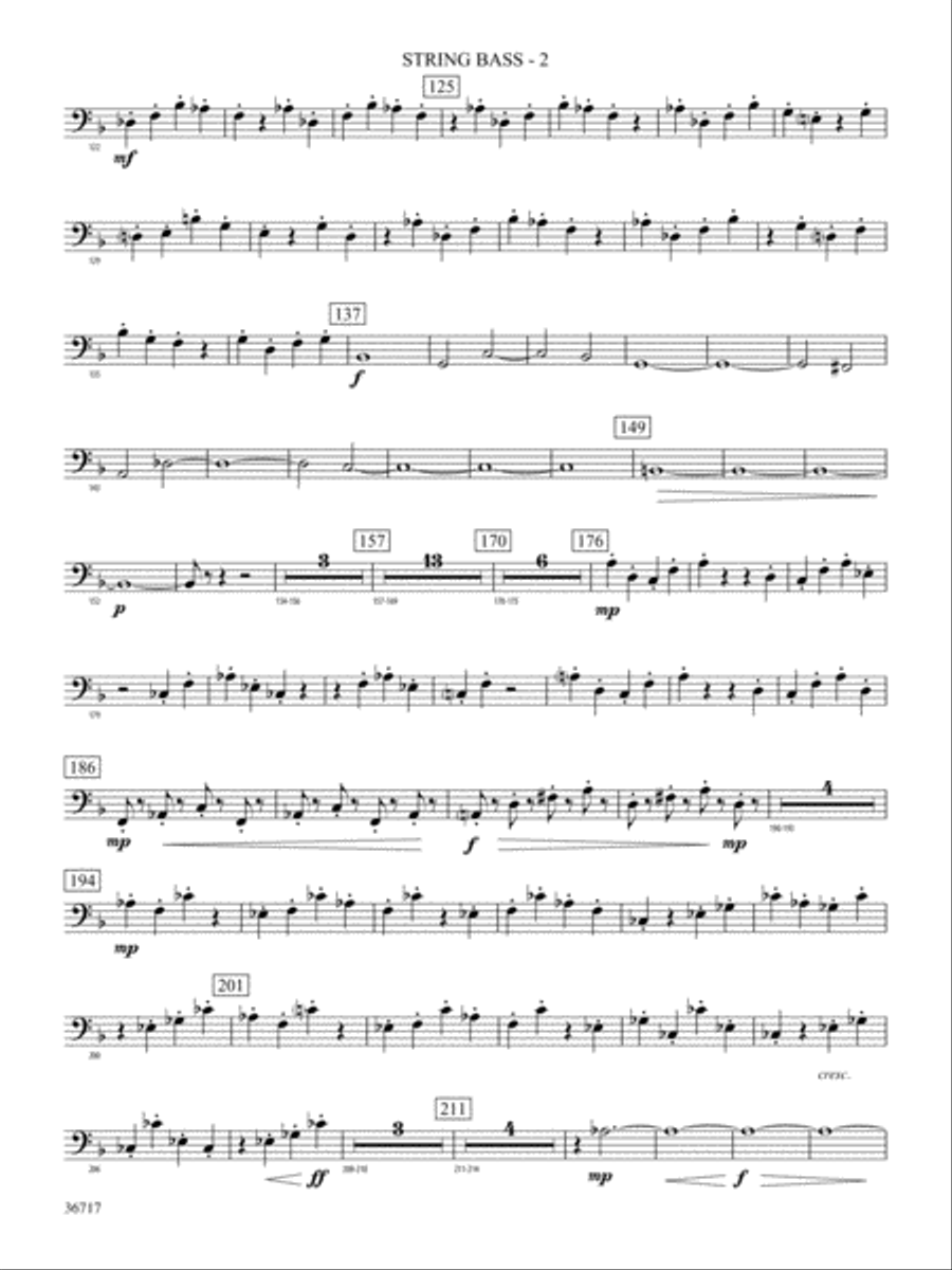 Sparkle: (World Part) String Bass Concert Band scores gallery preview page 2