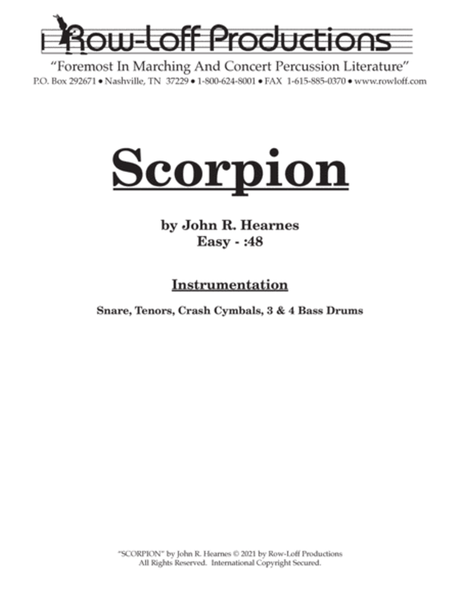 Scorpion w/Tutor Tracks