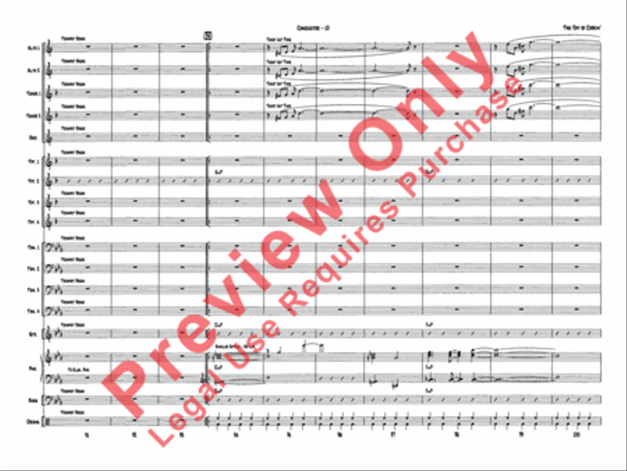 The Joy of Cookin' Jazz Ensemble scores gallery preview page 13