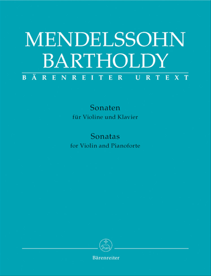 Sonatas for Violin and Piano Violin Solo scores gallery preview page 1