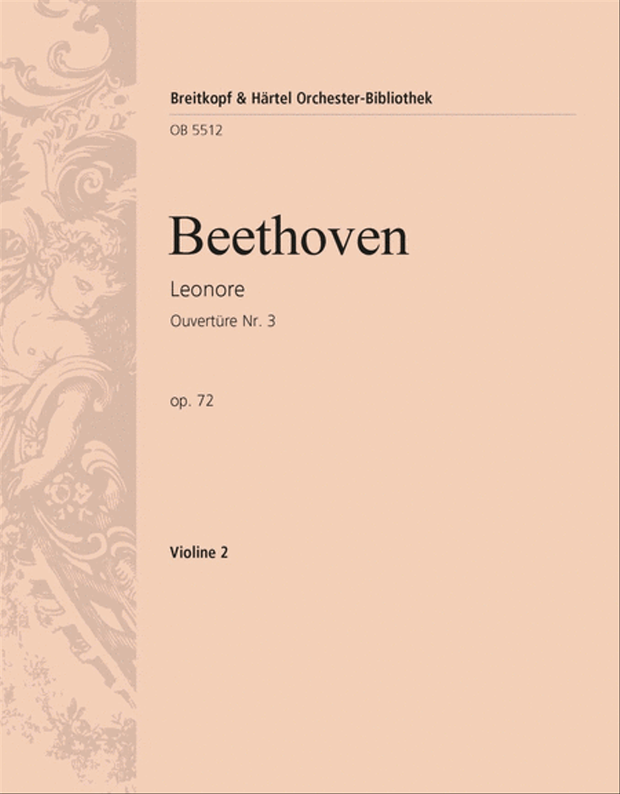 Leonore Op. 72 by Ludwig van Beethoven Orchestra - Sheet Music