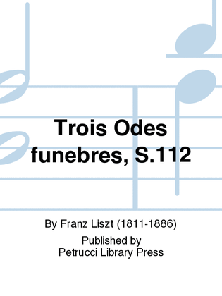 Book cover for 3 Odes funebres, S.112