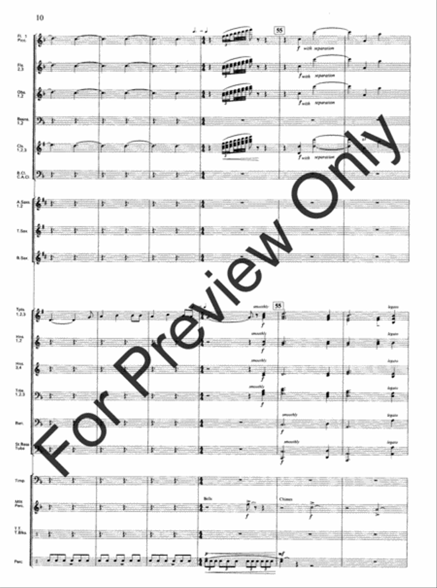 Emmanuel Variants Concert Band scores gallery preview page 12