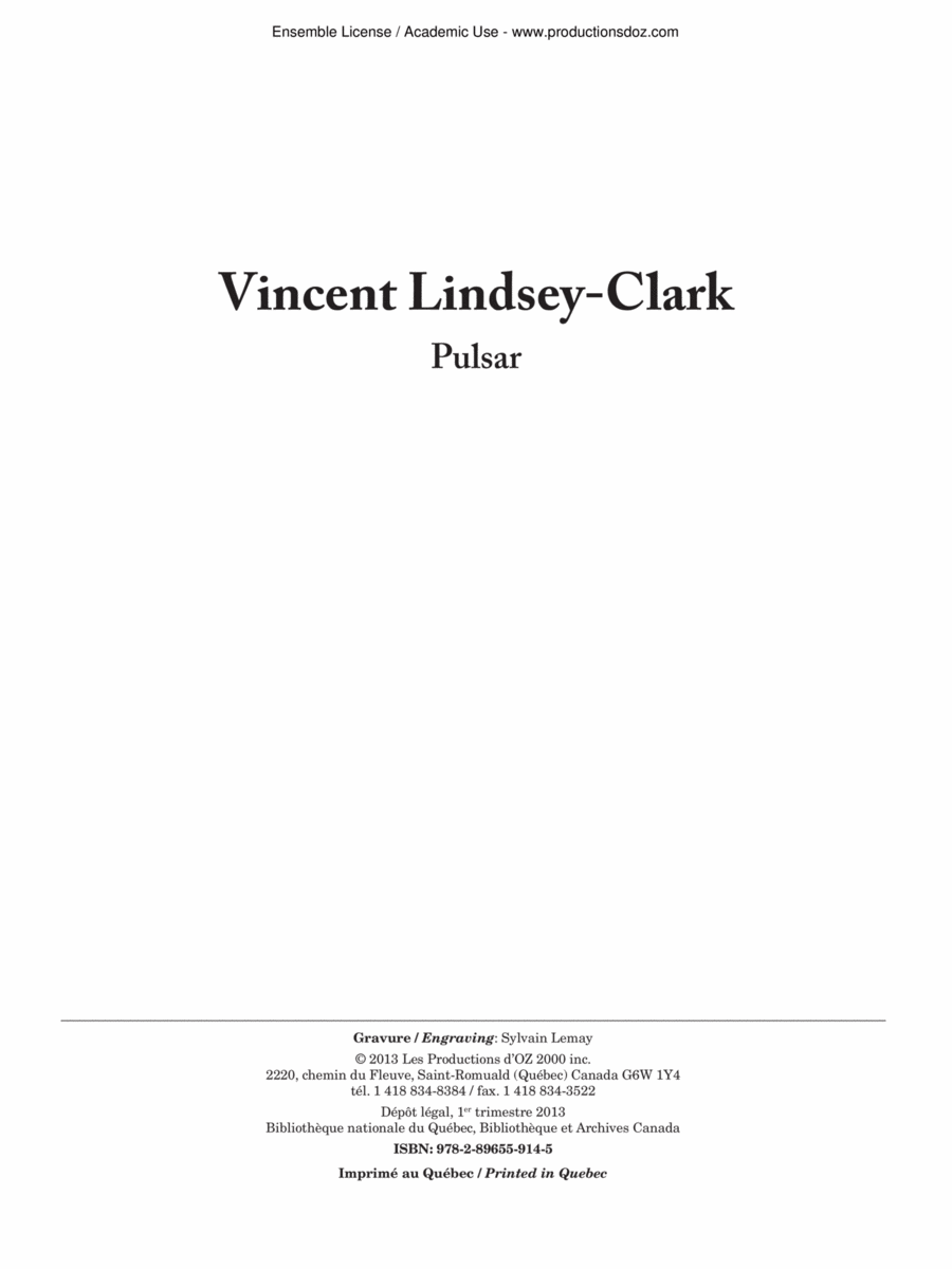 Pulsar Classical Guitar scores gallery preview page 1