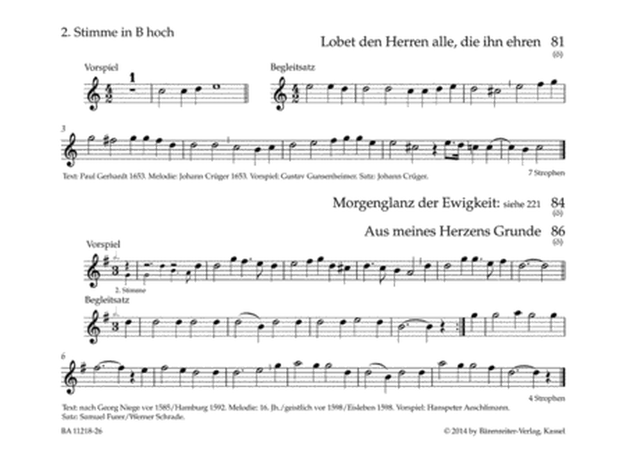 Blaserbuch zum Gotteslob (2nd part in B-flat high)