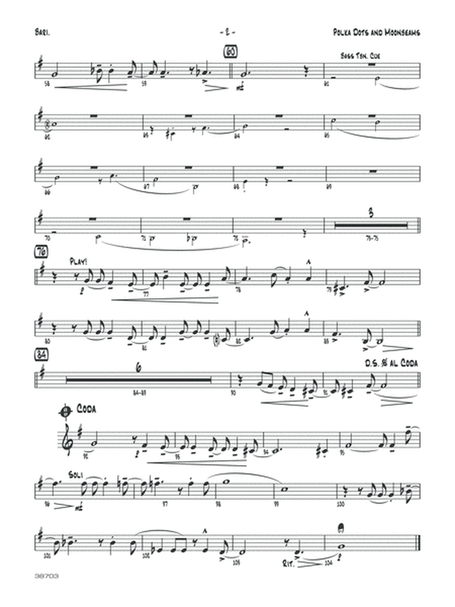 Polkadots and Moonbeams: E-flat Baritone Saxophone