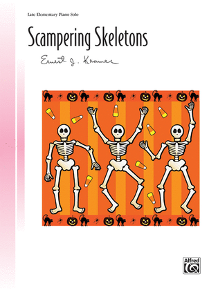 Book cover for Scampering Skeletons