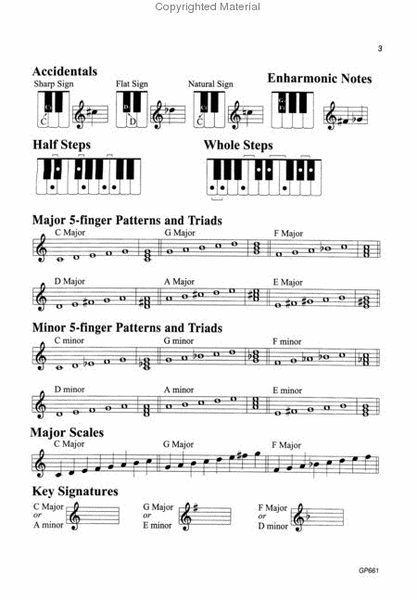 Fundamentals of Piano Theory - Level One