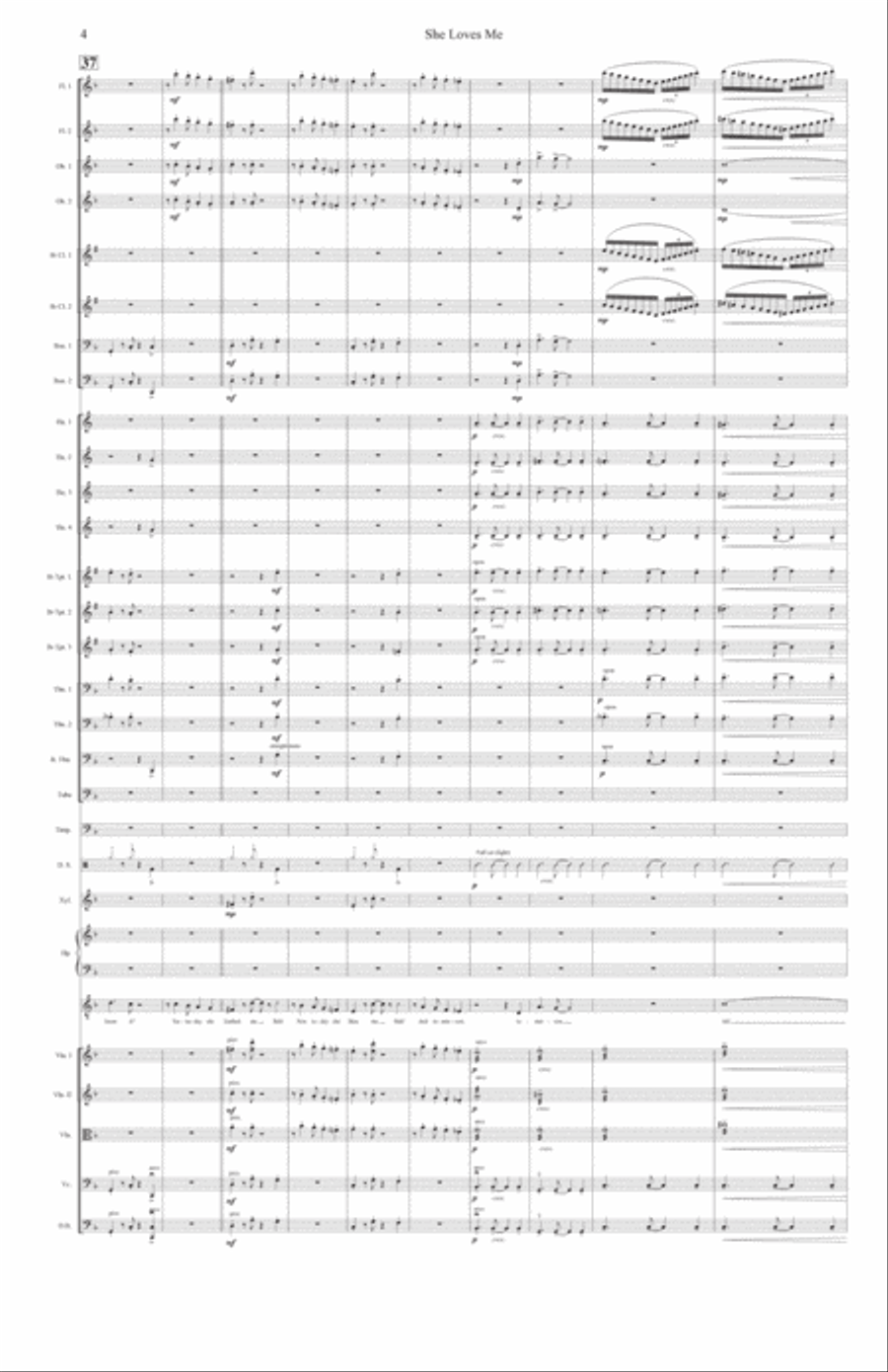 She Loves Me Full Orchestra scores gallery preview page 4