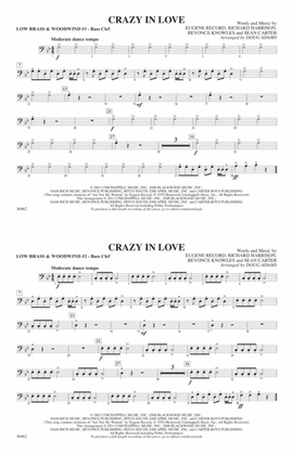 Crazy In Love: Low Brass & Woodwinds #1 - Bass Clef