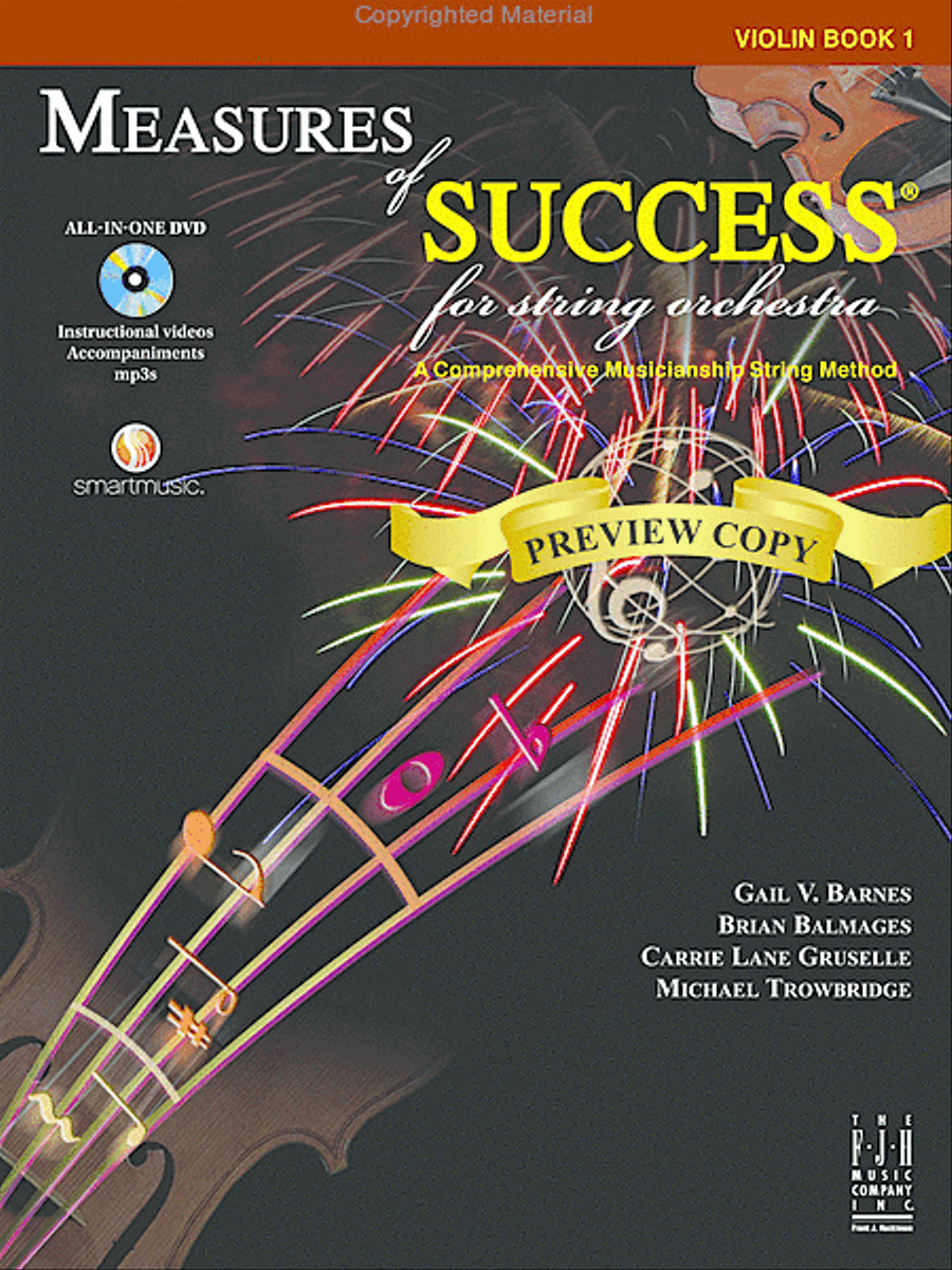 Measures of Success for String Orchestra-Violin Book 1 Chamber Orchestra scores gallery preview page 2