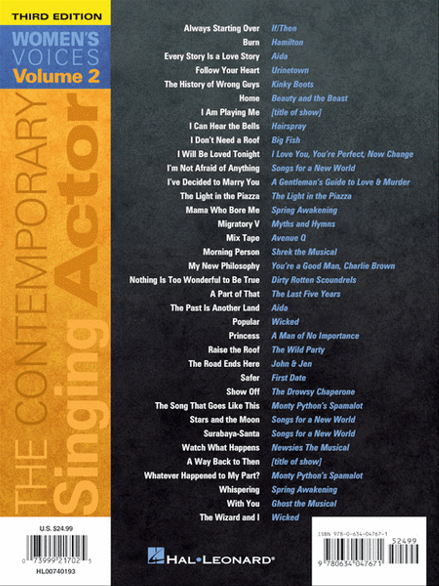 The Contemporary Singing Actor - Volume 2, Third Edition Voice scores gallery preview page 5