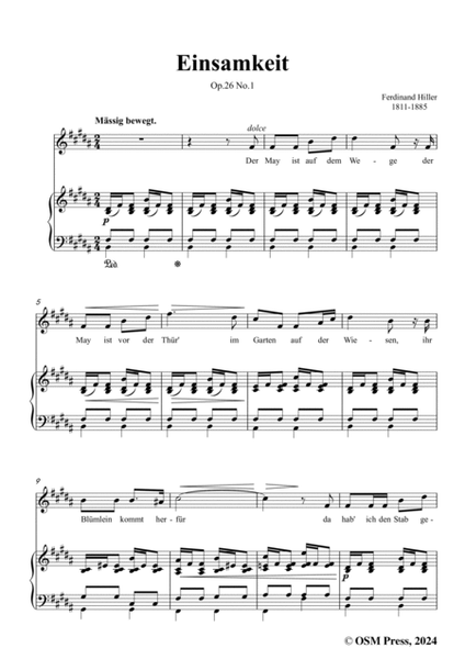 F. Hiller-Einsamkeit,Op.26 No.1,in B Major