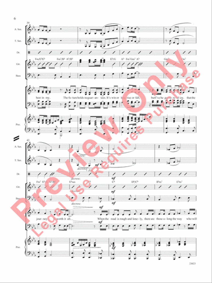 The Journey The Journey Choir scores gallery preview page 7