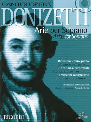 Book cover for Donizetti Arias for Soprano