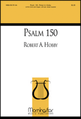 Book cover for Psalm 150 (Choral Score)