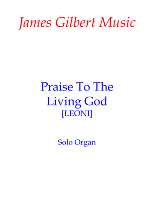 Book cover for Praise To The Living God