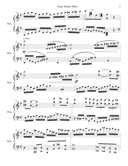 Piano Sonata: "Blue"