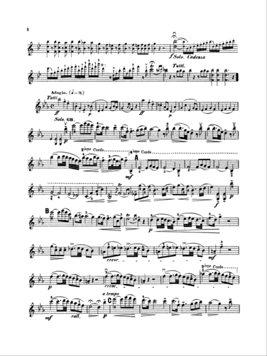 Rode: Concertos Nos. 6 and 7 (Ed. Grünwald) Violin scores gallery preview page 6