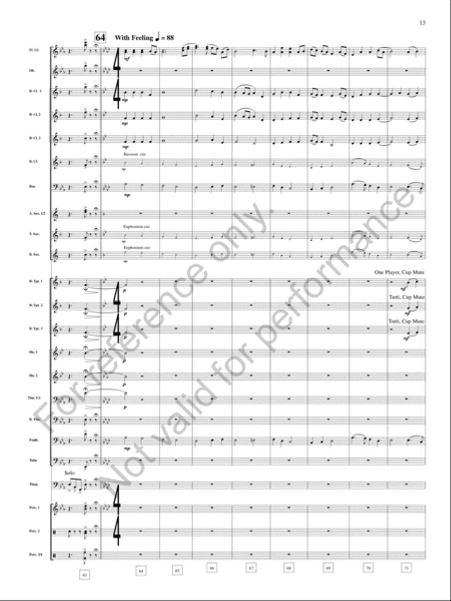 Table Rock Festival Table Rock Festival Concert Band scores gallery preview page 14
