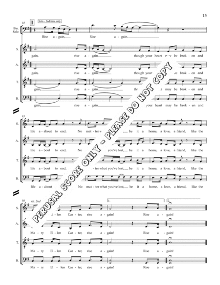 Mary Elen Carter 3-Part scores gallery preview page 15