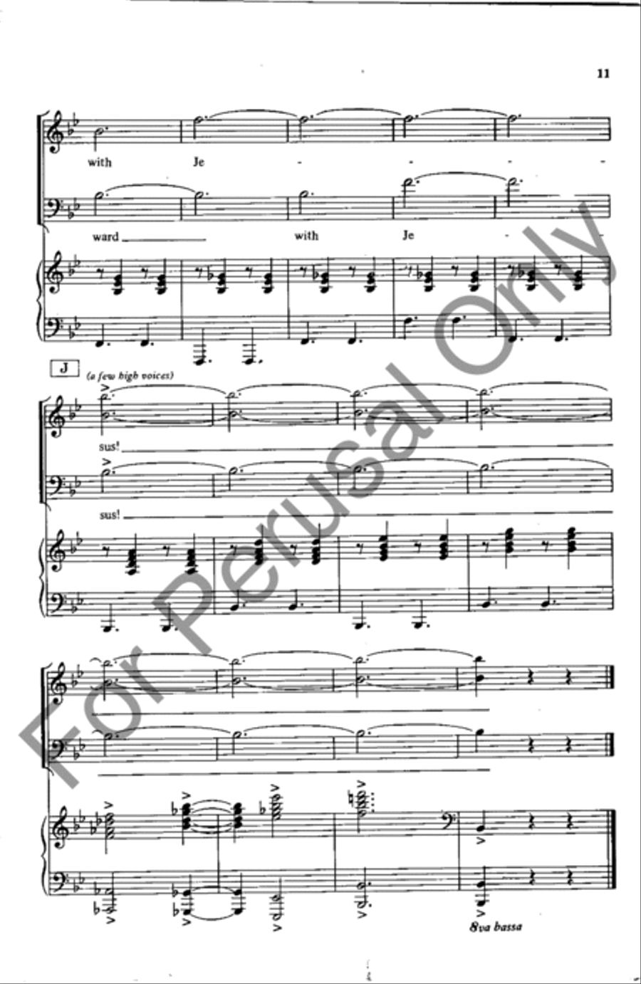 Move Forward And Onward With Jesus 4-Part scores gallery preview page 10
