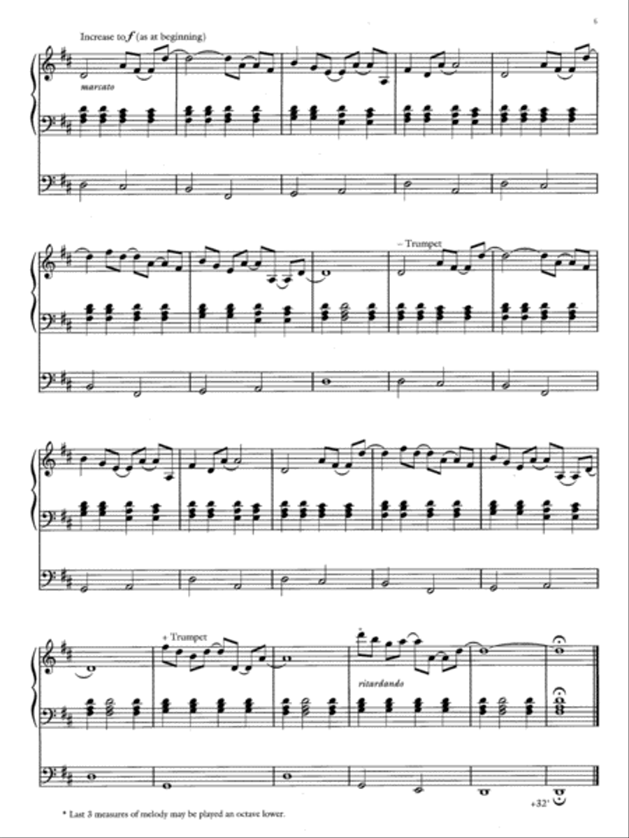 Trumpet Procession Trumpet Procession Organ Solo scores gallery preview page 7